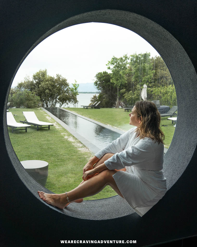 Falkensteiner Iadera Hotel Zadar Croatia black spa window