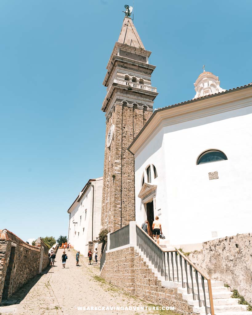 Piran Slovenia church