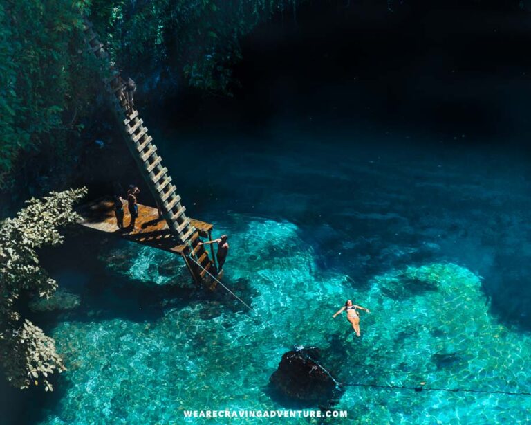 samoa to sua ocean trench swimming hole floating