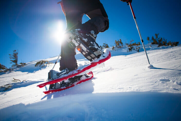 snow shoeing slovenia