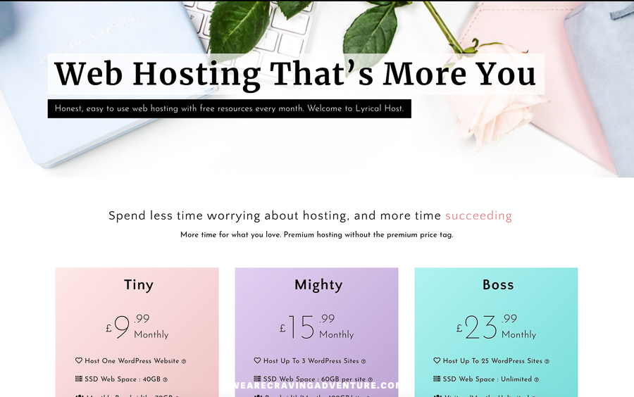 Lyrical Hosting best for WordPress