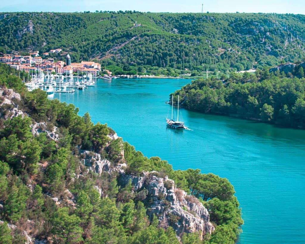 skradin sibenik croatia