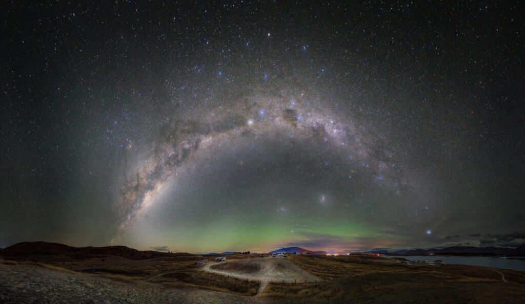 night sky milky way new zealand