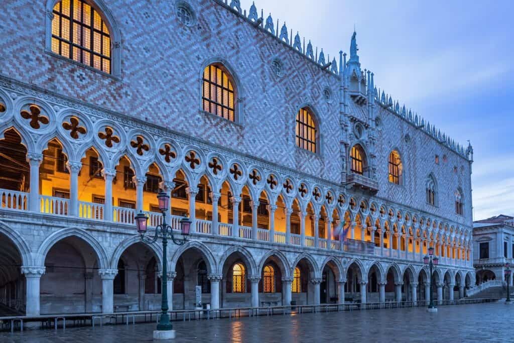Palazzo ducale venice facade