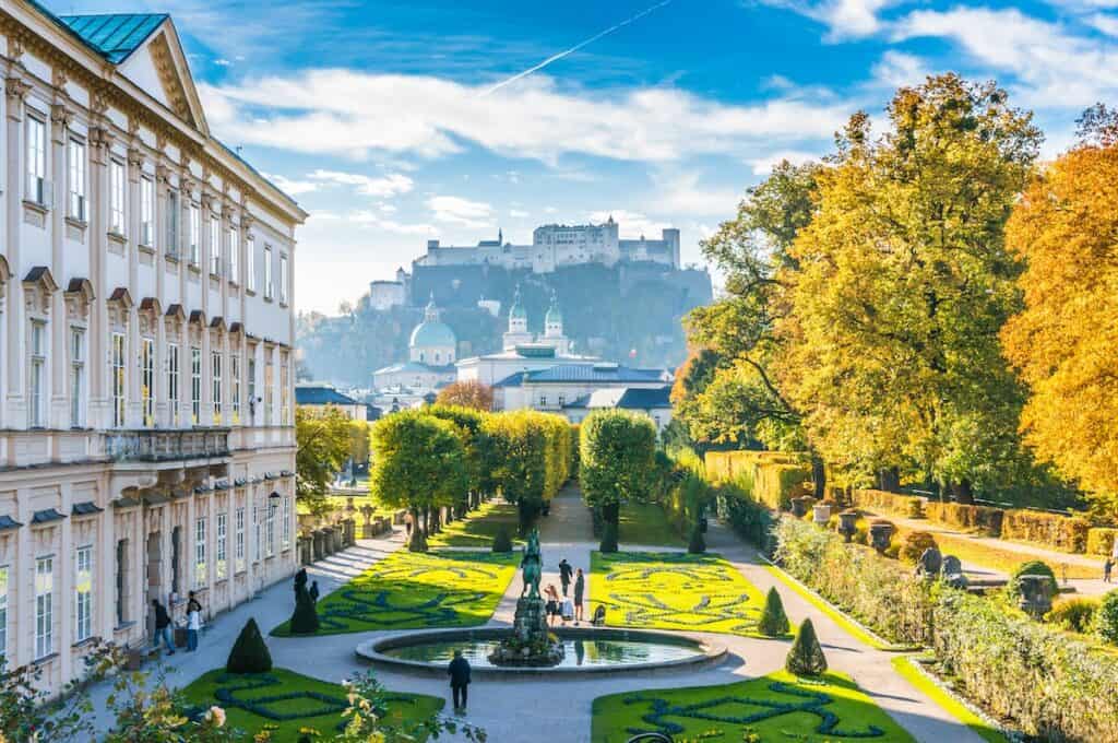 salzburg Mirabell Gardens