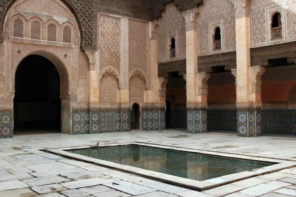 Ben Youssef Mosque Marrakesh morocco