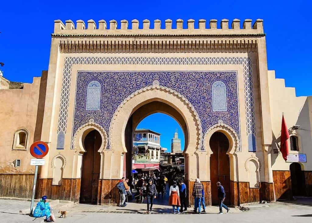 Main Gate in Fes Bab Bou Jeloud
