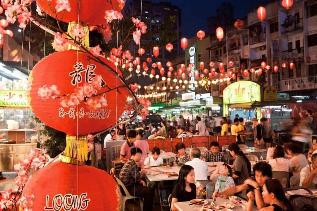 KL chinatown night market