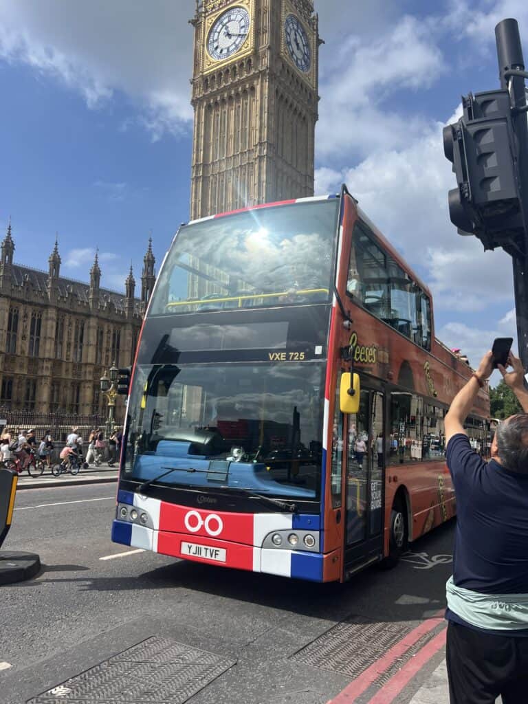 bus ride in London 1
