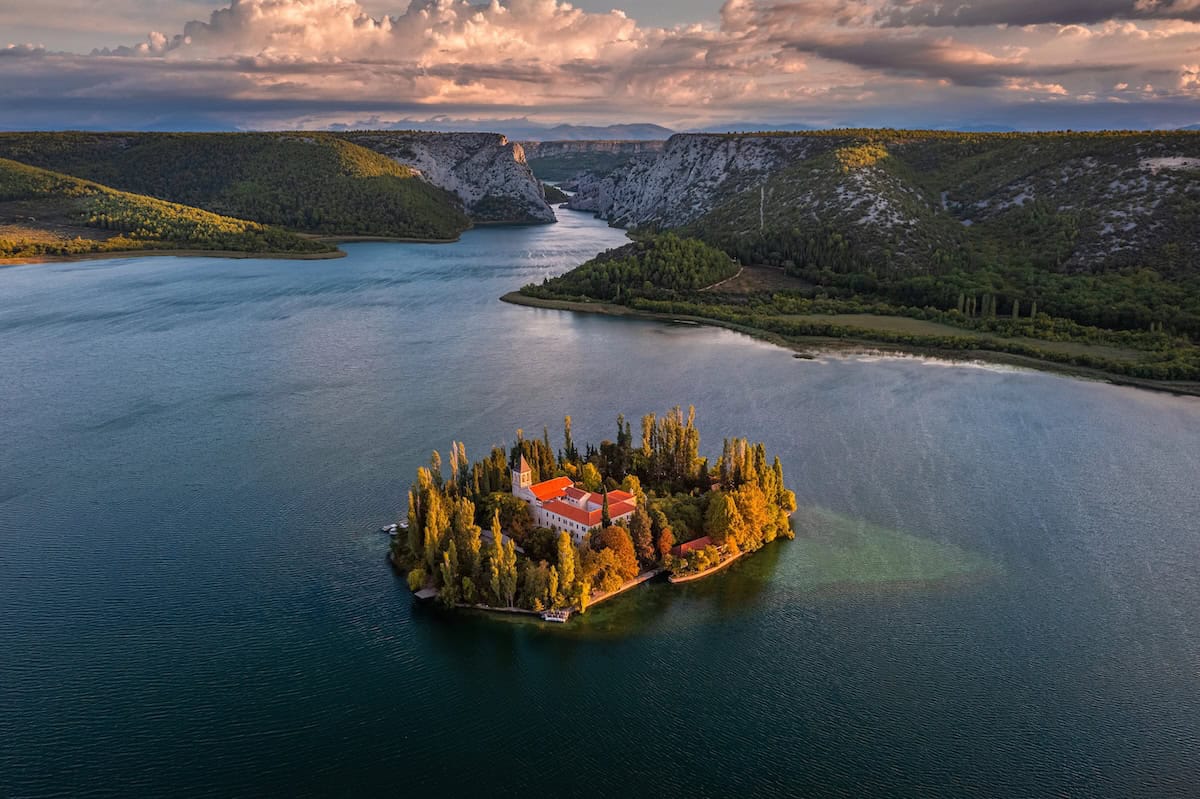 krka np visovac island
